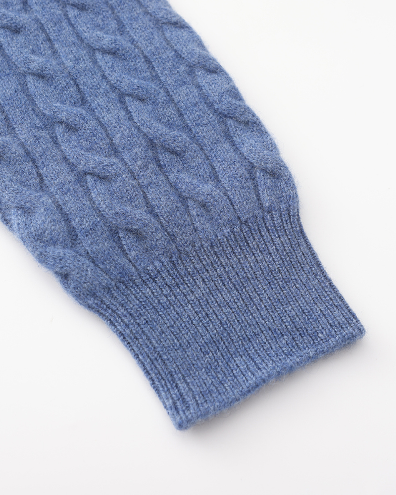 Cashmere Woven Half Zip